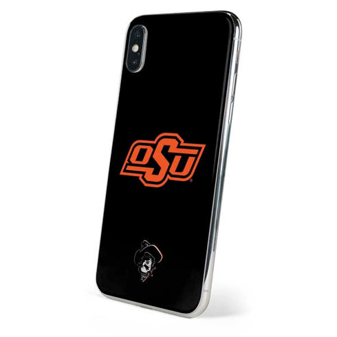 Oklahoma State University OSU on Black iPhone XS Max Skin