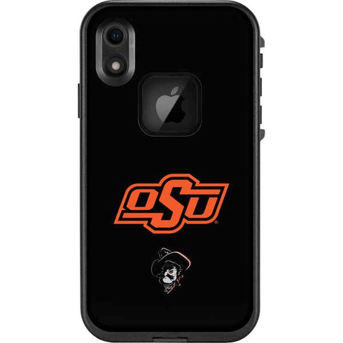 Oklahoma State University OSU on Black LifeProof Fre iPhone Skin
