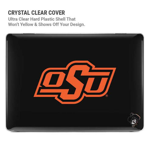 Oklahoma State University OSU on Black MacBook Air 15in (2023-2025) Case plus Skin