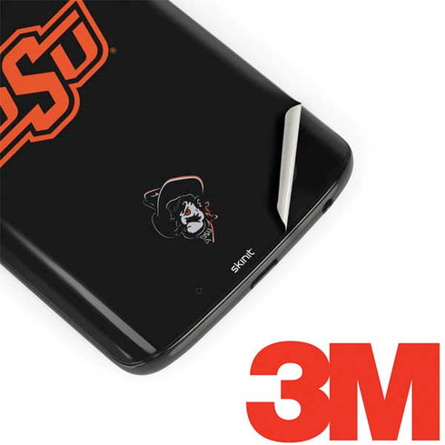 Oklahoma State University OSU on Black Moto G6 Skin