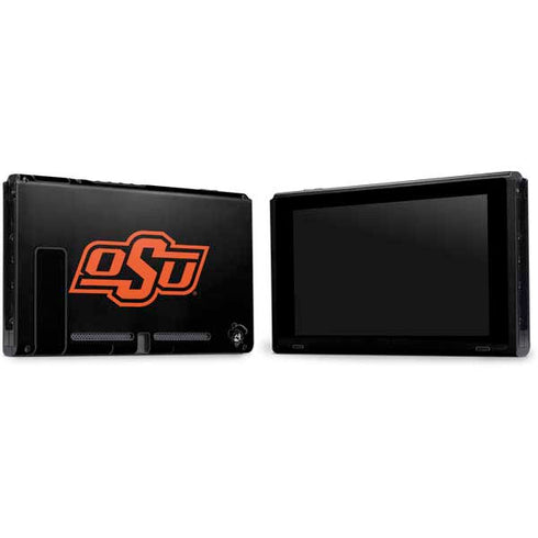 Oklahoma State University OSU on Black Nintendo Switch Bundle Skin