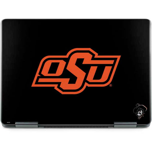 Oklahoma State University OSU on Black Notebook 9 Pro 13in (2017) Skin