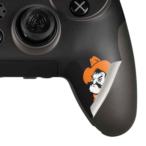 Oklahoma State University OSU on Black PlayStation Scuf Vantage 2 Controller Skin