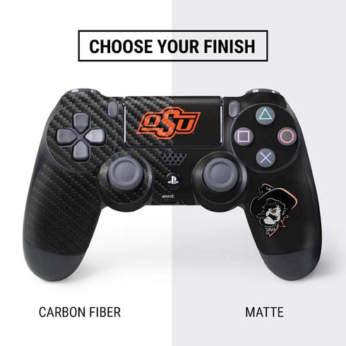 Oklahoma State University OSU on Black PS4 Pro/Slim Controller Skin