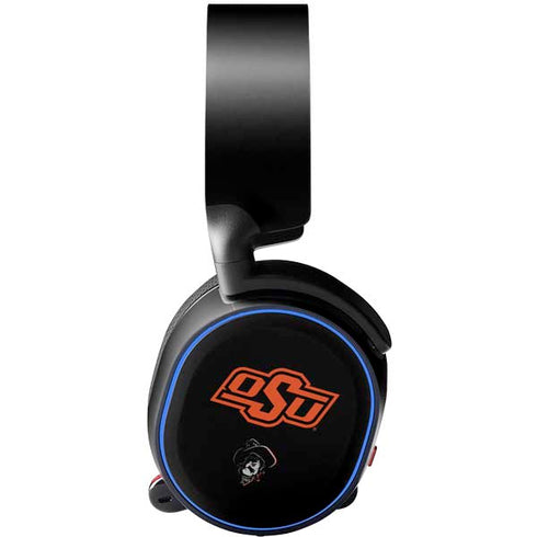 Oklahoma State University OSU on Black SteelSeries Arctis 3 Skin