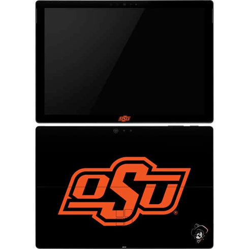 Oklahoma State University OSU on Black Surface Pro 6 Skin