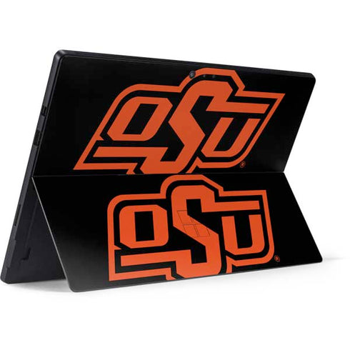 Oklahoma State University OSU on Black Surface Pro 6 Skin