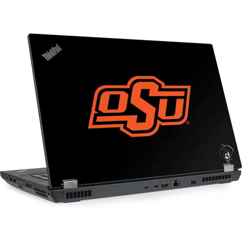 Oklahoma State University OSU on Black Lenovo ThinkPad Skin