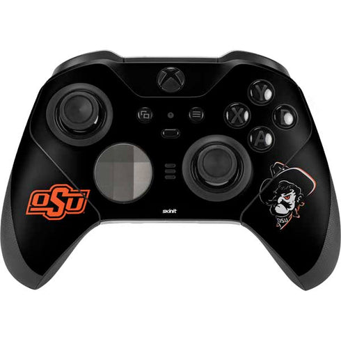 Oklahoma State University OSU on Black Xbox Elite Wireless Controller Series 2 Skin