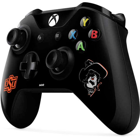 Oklahoma State University OSU on Black Xbox One X Controller Skin