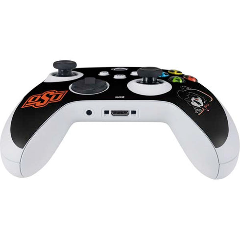 Oklahoma State University OSU on Black Xbox Series S Controller Skin