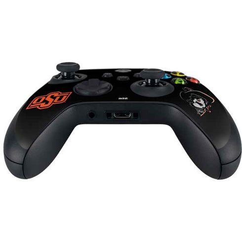 Oklahoma State University OSU on Black Xbox Series X Controller Skin