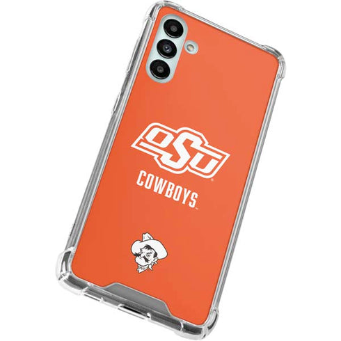 Oklahoma State University Vintage Galaxy A13 5G Clear Case