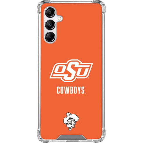 Oklahoma State University Vintage Galaxy A14 5G Clear Case