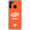 Oklahoma State University Vintage Galaxy A21 Clear Case