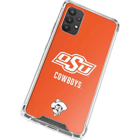 Oklahoma State University Vintage Galaxy A32 5G Clear Case