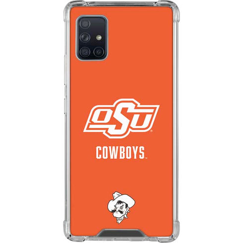 Oklahoma State University Vintage Galaxy A51 5G Clear Case
