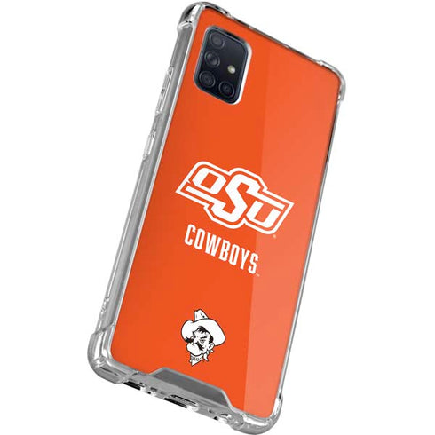 Oklahoma State University Vintage Galaxy A51 5G Clear Case