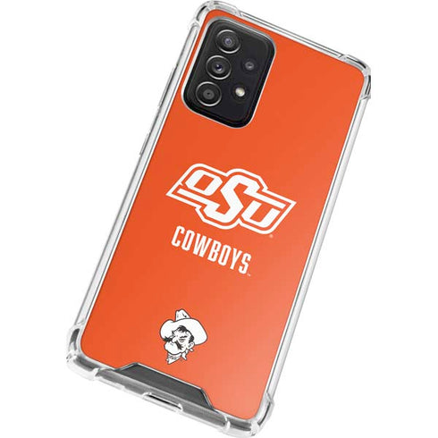 Oklahoma State University Vintage Galaxy A52 5G Clear Case