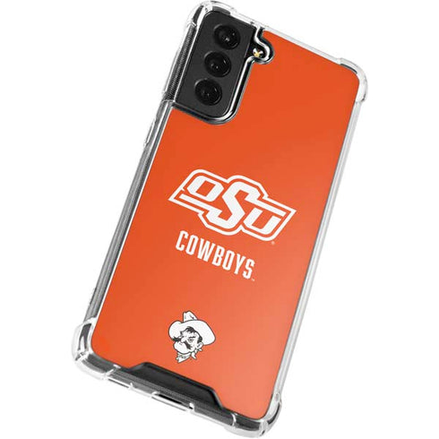 Oklahoma State University Vintage Galaxy S22 Plus Clear Case