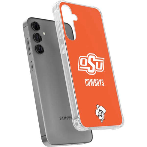Oklahoma State University Vintage Galaxy S24 Plus Clear Case