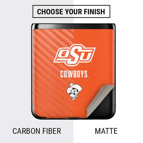 Oklahoma State University Vintage Galaxy Z Flip Skin