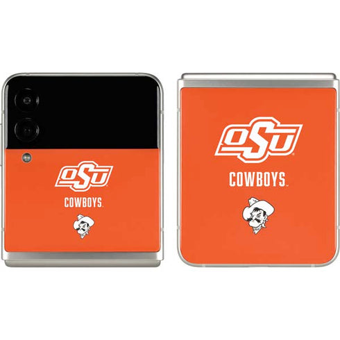 Oklahoma State University Vintage Galaxy Z Flip3 5G Skin
