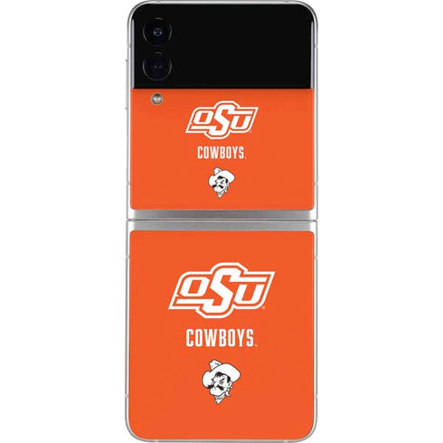 Oklahoma State University Vintage Galaxy Z Flip3 5G Skin