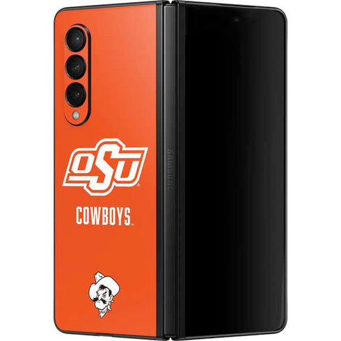 Oklahoma State University Vintage Galaxy Z Fold3 5G Skin