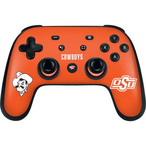 Oklahoma State University Vintage Google Stadia Controller Skin