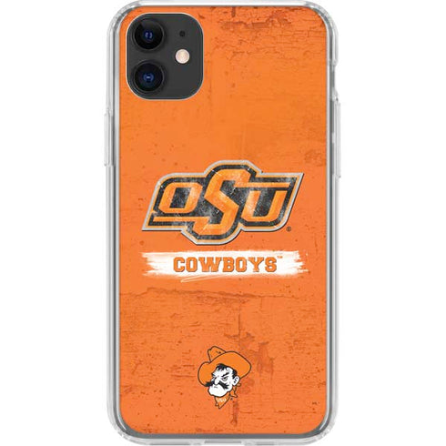 Oklahoma State University Vintage iPhone 11 Clear Case