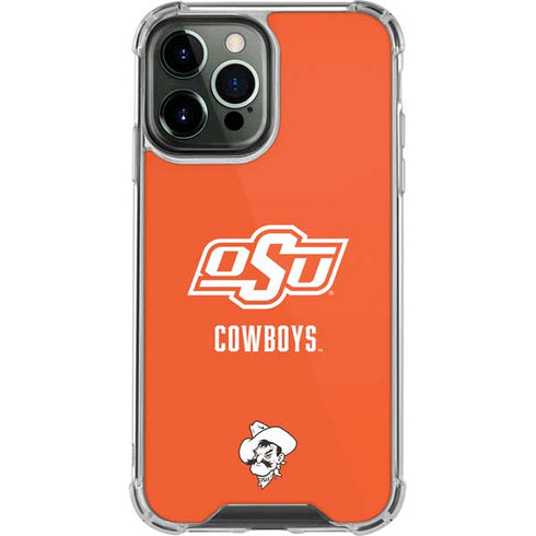 Oklahoma State University Vintage iPhone 13 Pro Max Clear Case