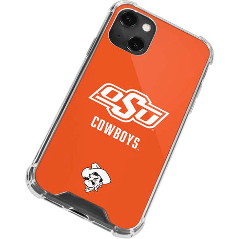 Oklahoma State University Vintage iPhone 14 Plus Clear Case