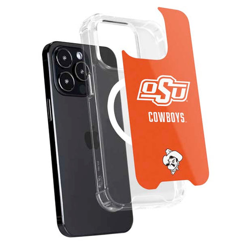 Oklahoma State University Vintage iPhone 15 Pro Max MagSafe Case