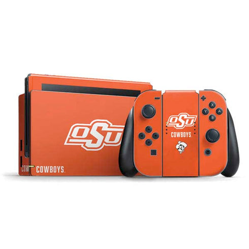 Oklahoma State University Vintage Nintendo Switch Bundle Skin