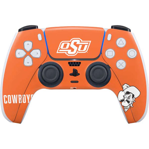 Oklahoma State University Vintage PS5 Controller Skin