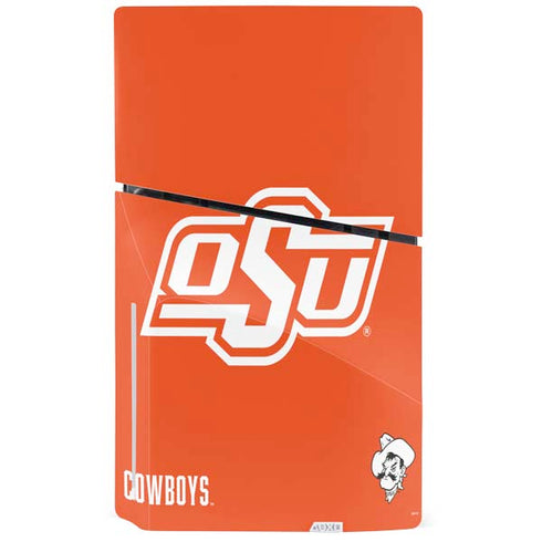 Oklahoma State University Vintage PS5 Slim Disk Bundle Skin