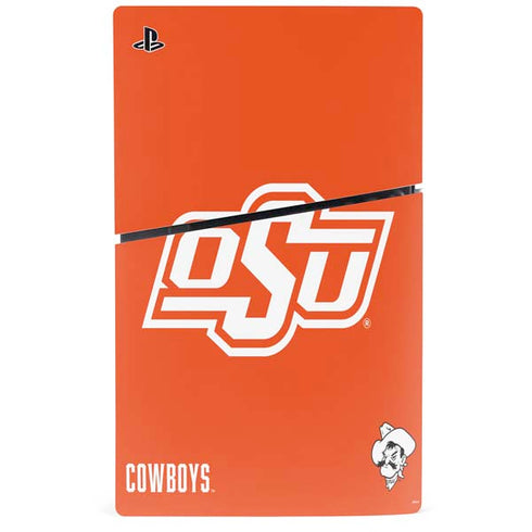 Oklahoma State University Vintage PS5 Slim Digital Edition Bundle Skin