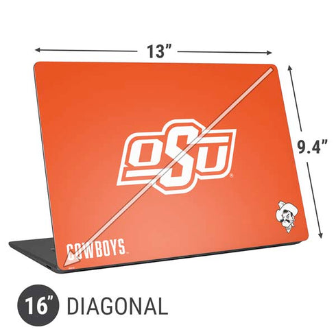 Oklahoma State University Vintage Universal Laptop 16in (13 x 9.4in) Skin