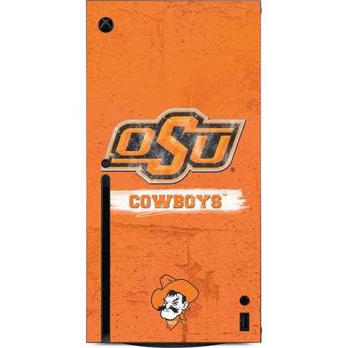 Oklahoma State University Vintage Xbox Series X Console Skin