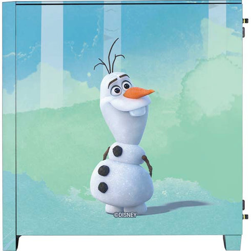 Disney Frozen II Olaf Corsair 4000D Tempered Glass Mid-Tower ATX Case Skin