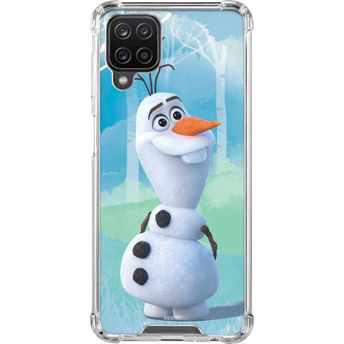 Disney Frozen II Olaf Galaxy A12 Clear Case