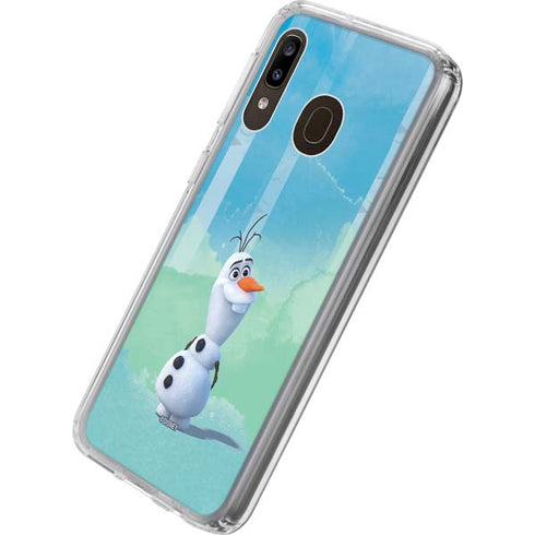 Disney Frozen II Olaf Galaxy A20 Clear Case
