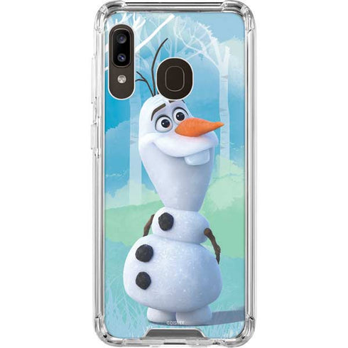 Disney Frozen II Olaf Galaxy A30 Clear Case