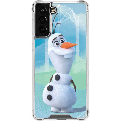 Disney Frozen II Olaf Galaxy S21 FE Clear Case