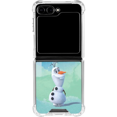 Disney Frozen II Olaf Galaxy Z Flip5 5G Clear Case