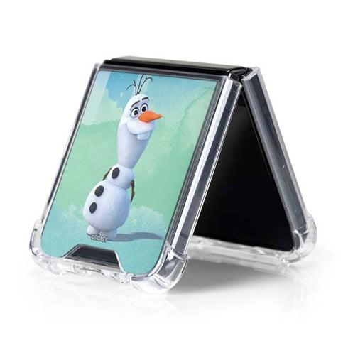 Disney Frozen II Olaf Galaxy Z Flip5 5G Clear Case