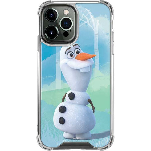 Disney Frozen II Olaf iPhone 13 Pro Max Clear Case