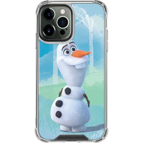 Disney Frozen II Olaf iPhone 14 Pro Max Clear Case