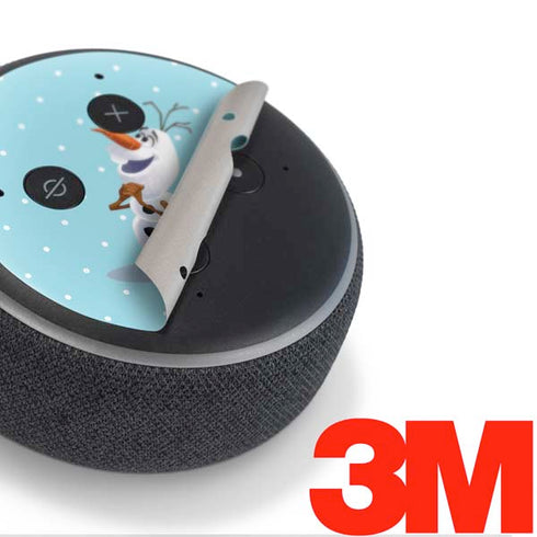Disney Frozen Olaf Polka Dots Amazon Echo Dot Skin
